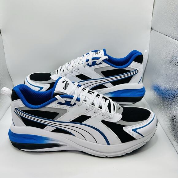 Size 9.5 - PUMA Hypnotic LS Boombox White / Team Royal / Black